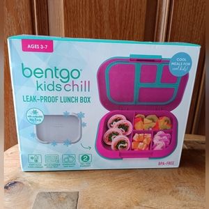 Bentago Kids Chill Leak-Proof Lunch Box - Pink New